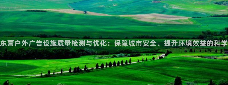 杏宇官方平台官网：东营户外广告设施质量检