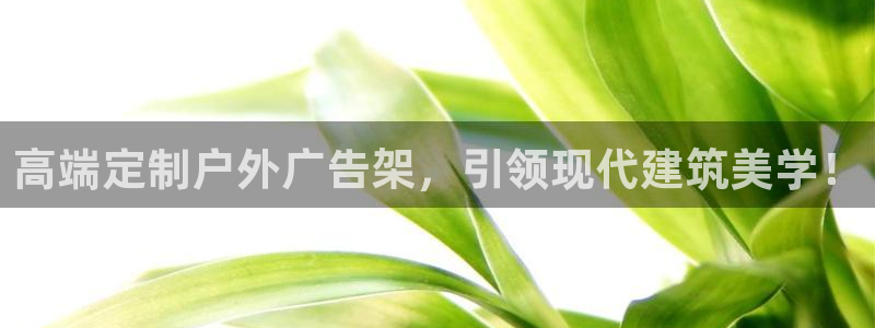 杏宇官方平台官网入口：高端定制户外广告架