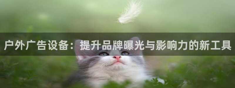 杏宇平台代理怎么样赚钱：户外广告设备：提